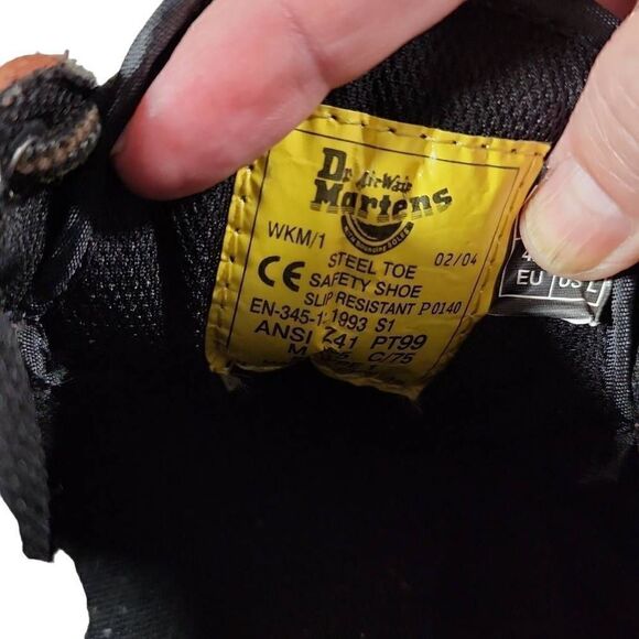 Dr. Martens Women\'s Brown Leather Lace-up 5-Eye Industrial Safety Shoe Womens Si main image 6